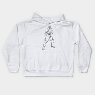 boxing art Kids Hoodie